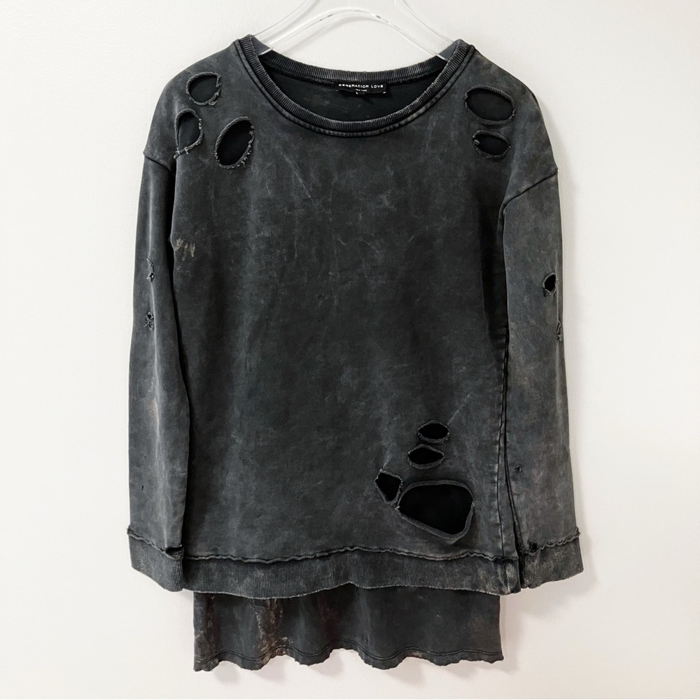 Generation Love | Thrashed Sweatshirt XS